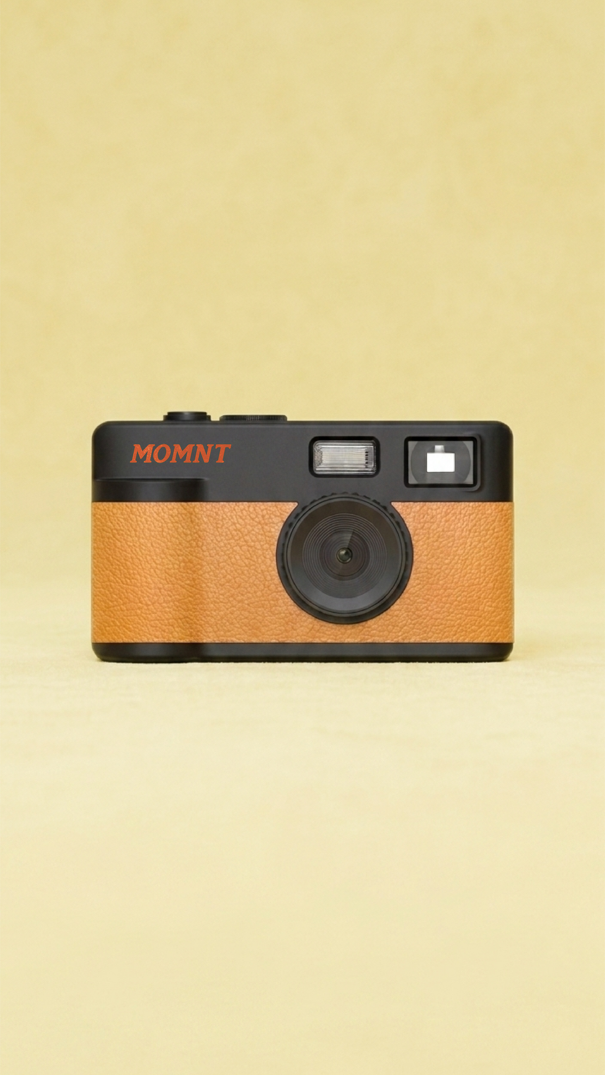 MOMNT Golden Hour — schermloze digitale camera in geel